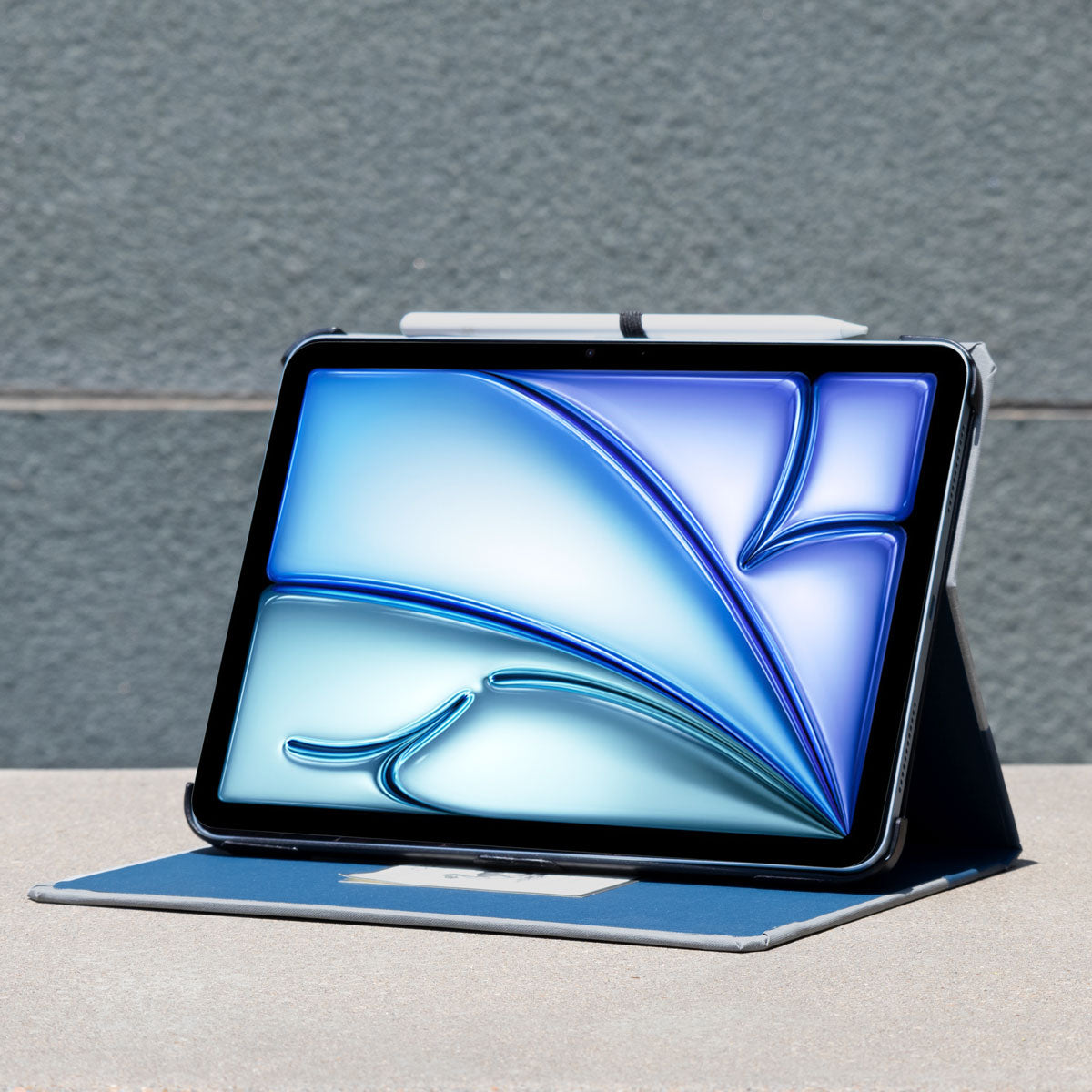 Blue Book Style iPad Case Horizontal