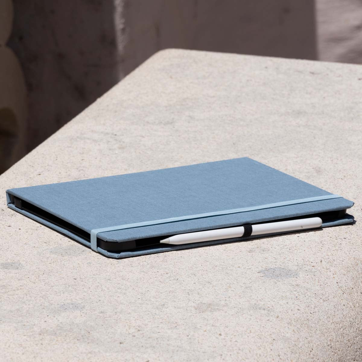 Light Blue iPad Case Flat View
