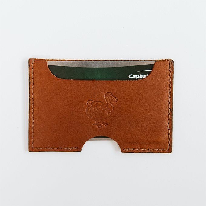 Slim Two Pocket Premium Leather Card Wallet - Leathercraft from DODOcase