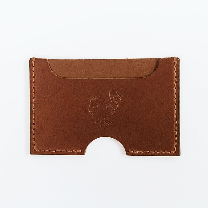 Slim Two Pocket Premium Leather Card Wallet - Leathercraft from DODOcase