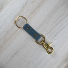 Colorful Leather & Brass Keyring DODOcase