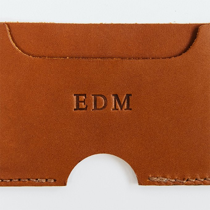 Slim Two Pocket Premium Leather Card Wallet - Leathercraft from DODOcase