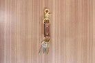 Oil Tan Leather & Brass Keyring DODOcase
