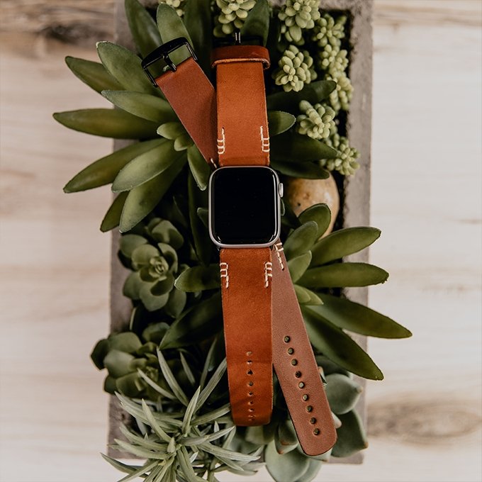 Handsewn Premium Leather Apple Watch Bands - Leathercraft from DODOcase