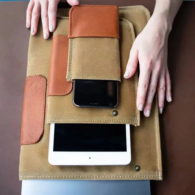 Premium Canvas Bag Style iPhone 6 - 11 Cases