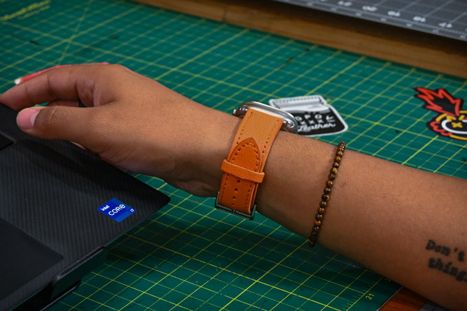 Diy leather apple online watch band