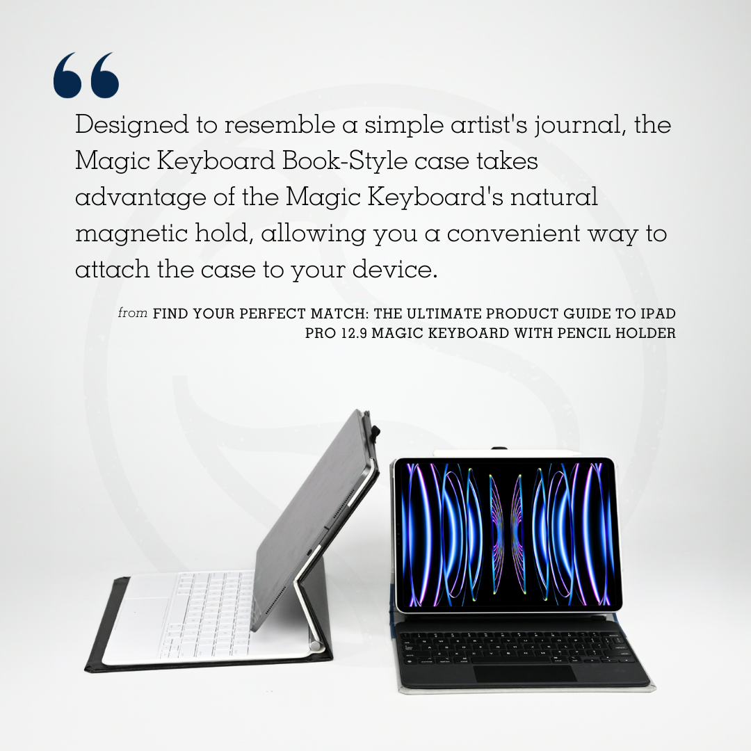 iPad Keyboard Cases Testimonial from our blog with two black cases opened