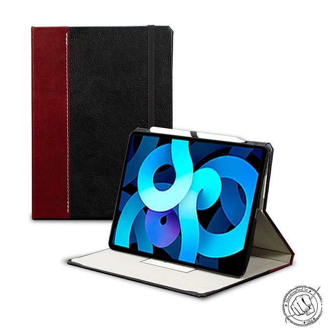 Black & Red leather iPad Case