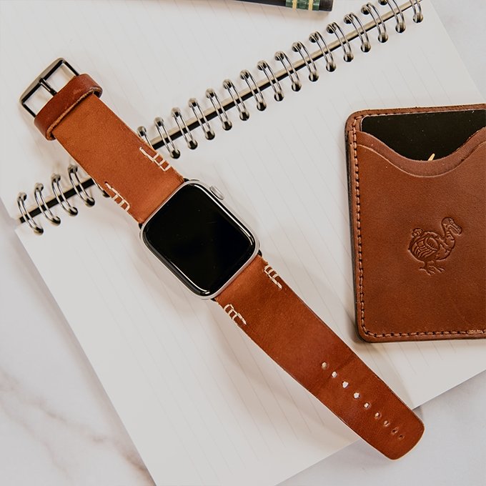 Handsewn Premium Leather Apple Watch Bands - Leathercraft from DODOcase